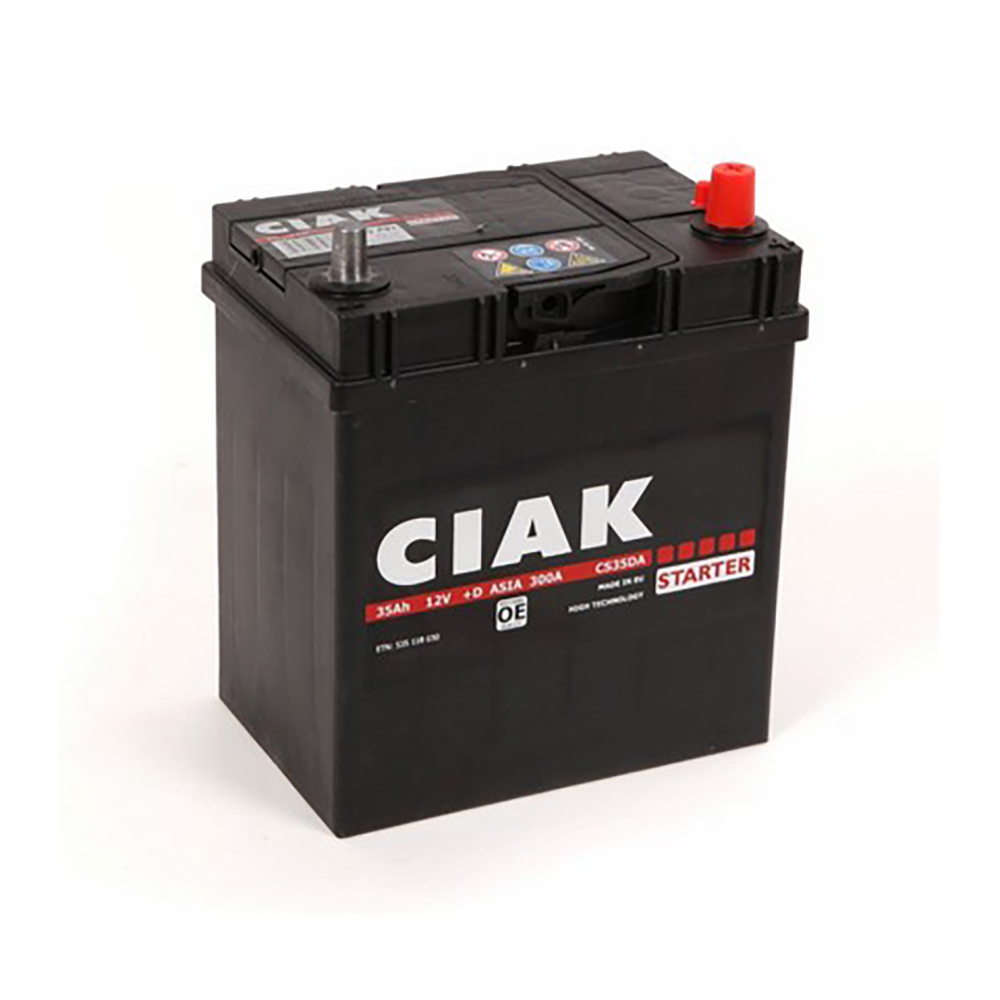 CIAK akumulator Starter 12V 35Ah D+ Asia