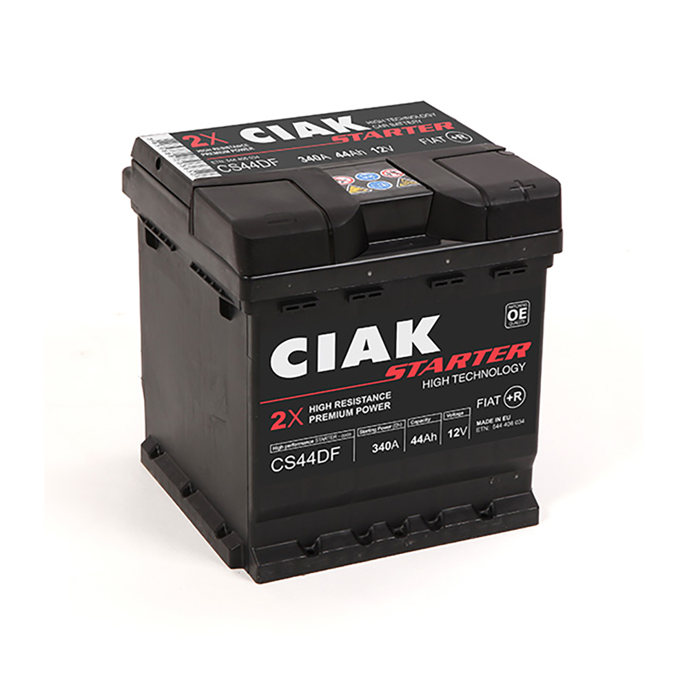 CIAK akumulator Starter 12V 44Ah D+ Punto