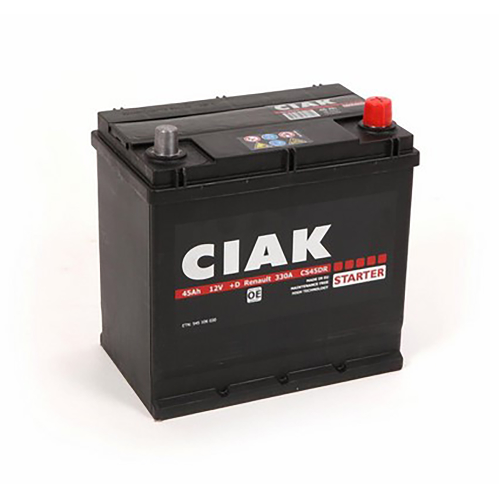 CIAK akumulator Starter 12V 45Ah D+ Renault