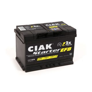 CIAK akumulator Starter EFB 12V 70Ah D+