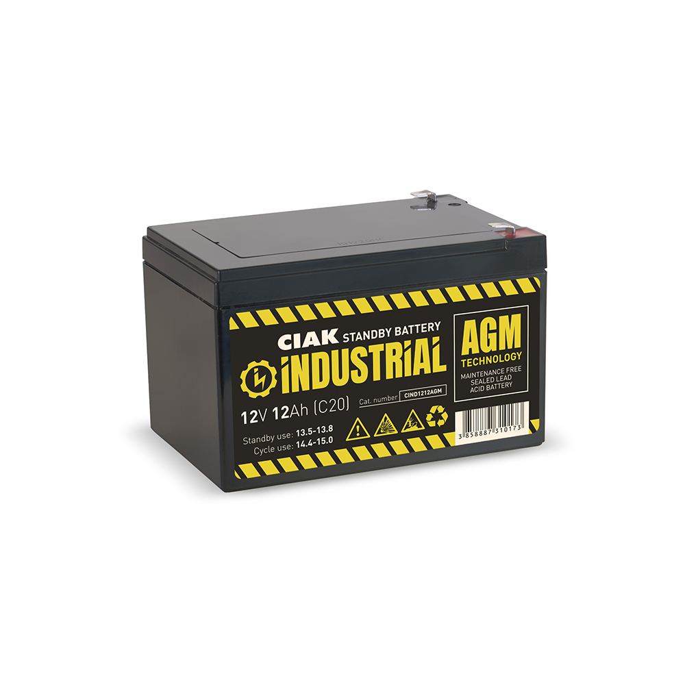 CIAK akumulator industrial hermetički 12V 12Ah T2