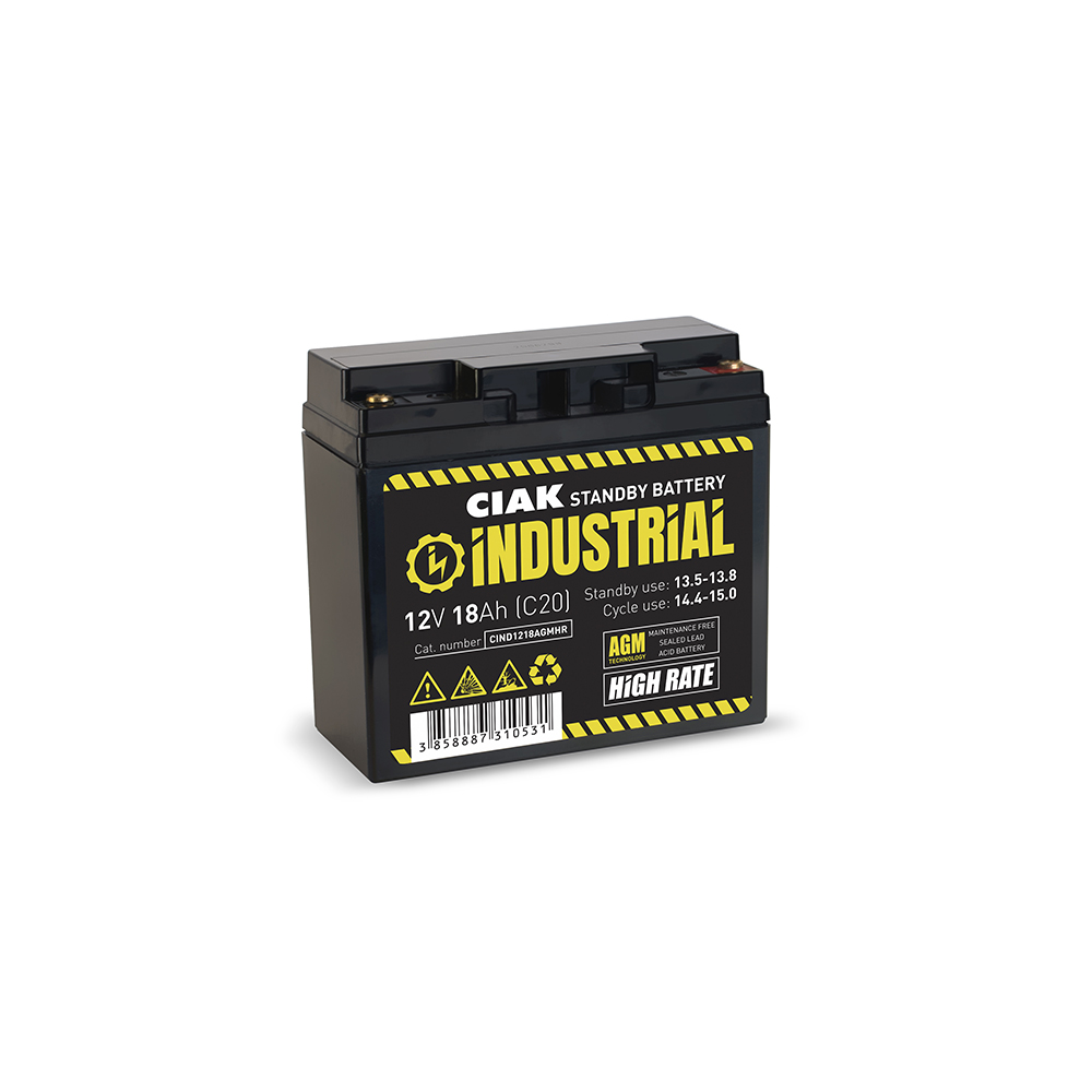 CIAK akumulator industrial hermetički 12V 18Ah T3 High rate