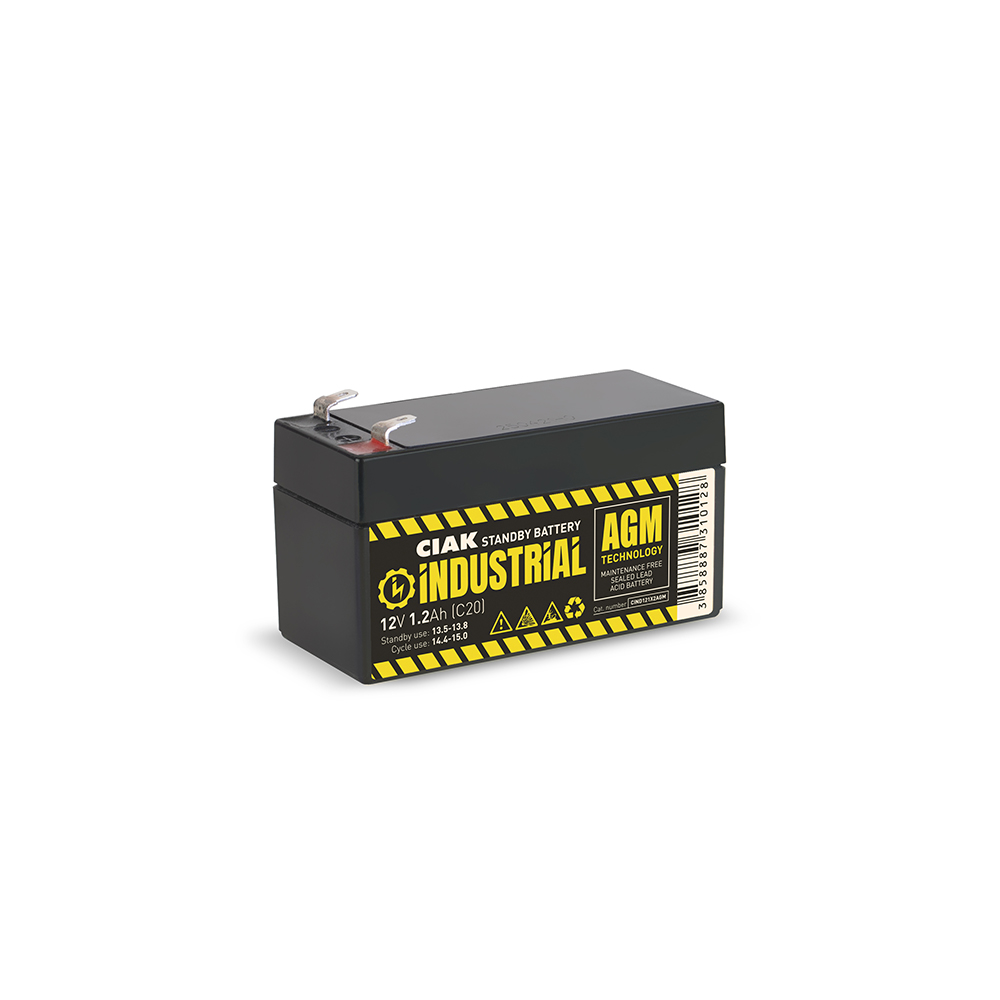 CIAK akumulator industrial hermetički 12V 1,2Ah T1