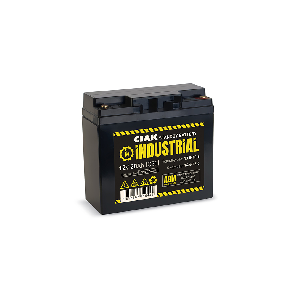 CIAK akumulator industrial hermetički 12V 20Ah T12