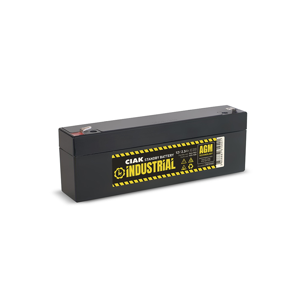 CIAK akumulator industrial hermetički 12V 2,3Ah T1