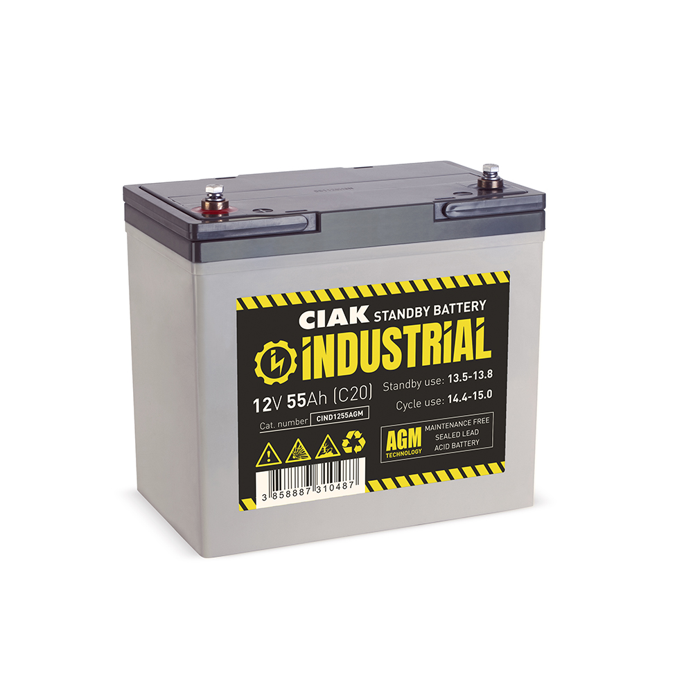 CIAK akumulator industrial hermetički 12V 55Ah T6