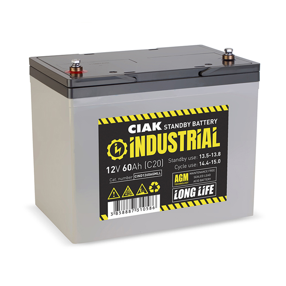 CIAK akumulator industrial hermetički 12V 60Ah T6