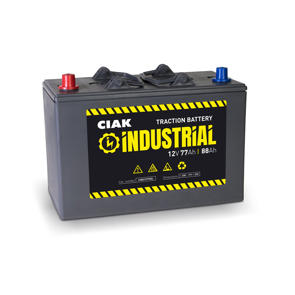 CIAK akumulator industrial trakcijski 12V 77Ah/88Ah (C5/C20) GEL