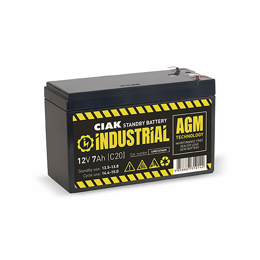 CIAK akumulator industrial hermetički 12V 7Ah T1