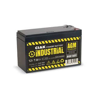 CIAK akumulator industrial hermetički 12V 7,8Ah T2 High rate