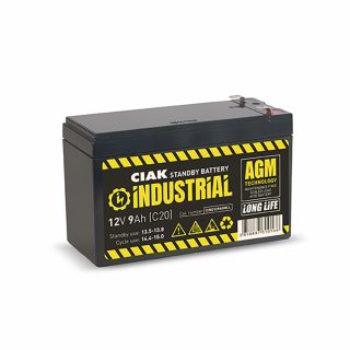 CIAK akumulator industrial hermetički 12V 9Ah T2 Long life