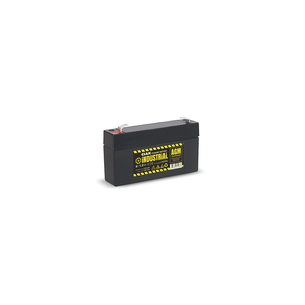CIAK akumulator industrial hermetički 6V 1,2Ah T1