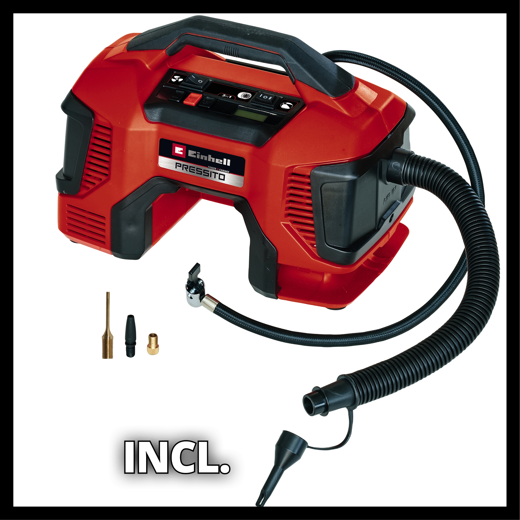 EINHELL aku kompresor PRESSITO 18/21 PXC 18V bez baterije - Slika 2