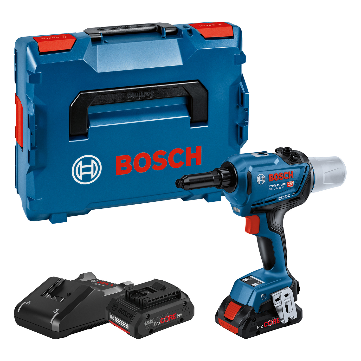 BOSCH aku pištolj za blok zakovice GRG 18V-16 C 2xAku 18V 4,0Ah L-boxx - Slika 2