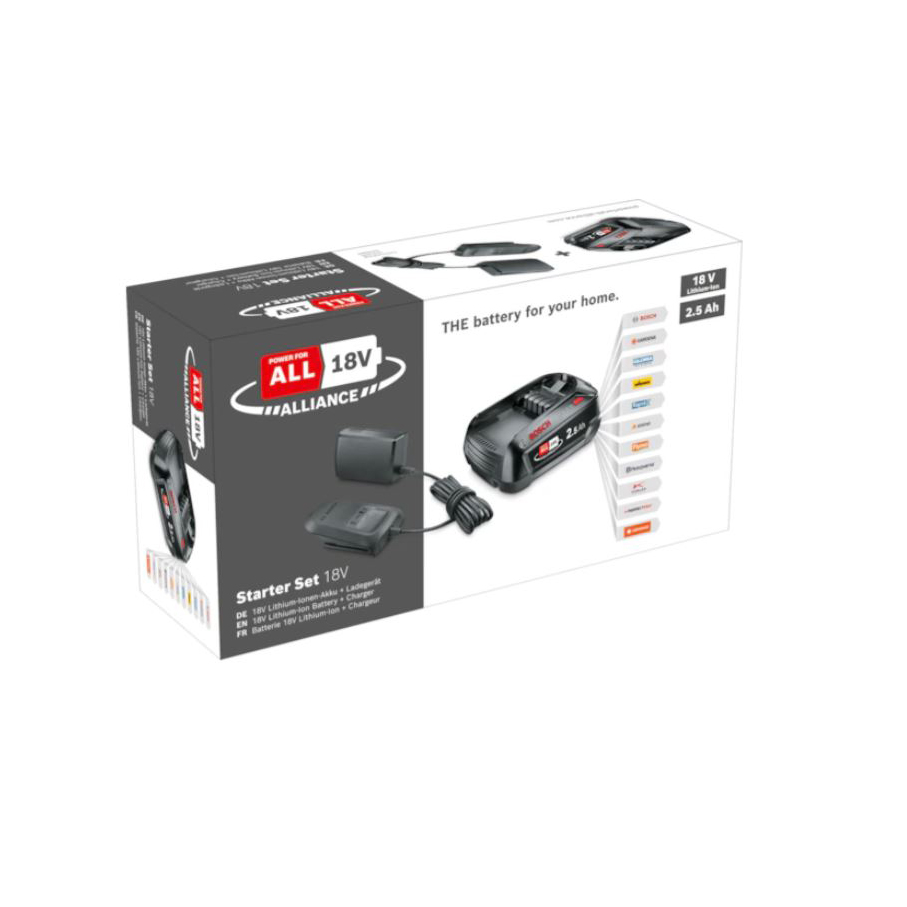 BOSCH aku set PBA 1xAku 18V 2,5Ah 1x punjač AL 18V-20 Alliance - Slika 2