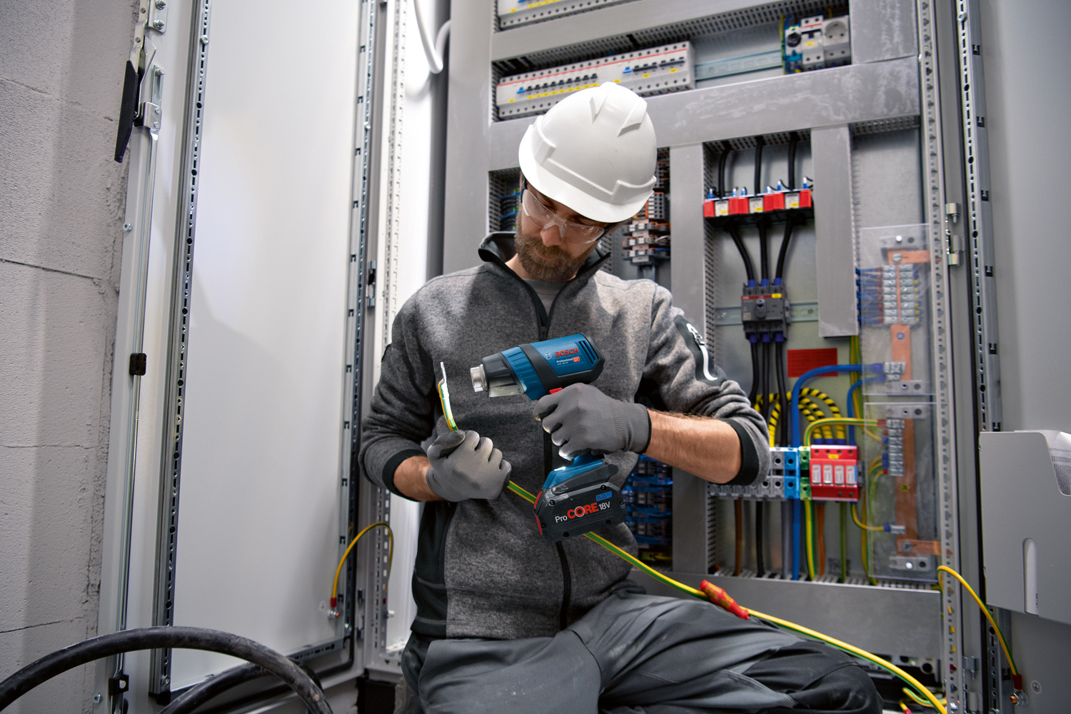 BOSCH aku fen za vrući zrak GHG 18V-50 18V bez baterije - Slika 3