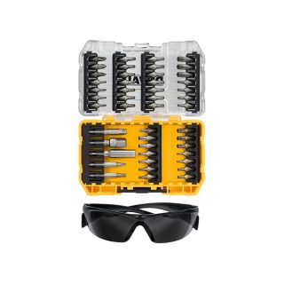 DEWALT set bitova 47/1 u kovčegu + naočale DT70704-QZ
