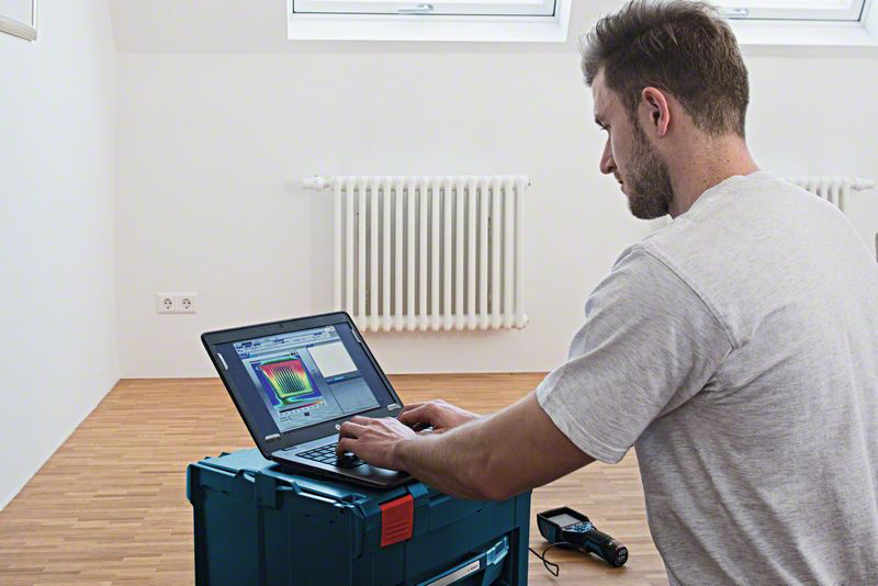 BOSCH aku termodetektor GTC 400 C bez baterije L-Boxx - Slika 3