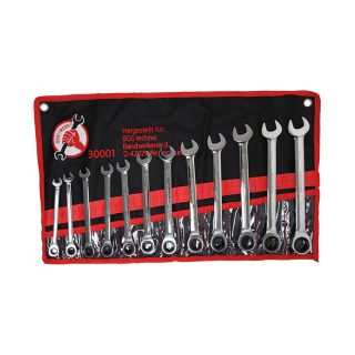 BGS set viljuškasto-okastih ključeva s račnom 8-19 mm 12 dj. Kraftmann 30001