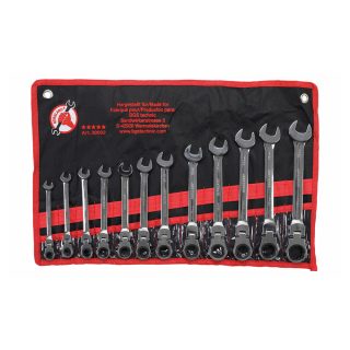 BGS set viljuškasto-okastih ključeva s račnom zglobni 8-19 mm 12 dj. Kraftmann 30002