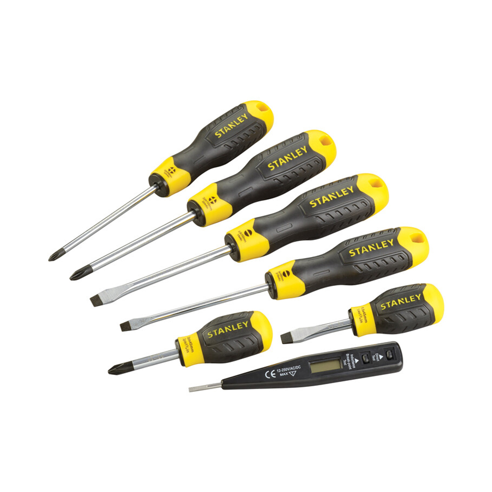 STANLEY set odvijača 6 dj. + ispitivač 0-65-009