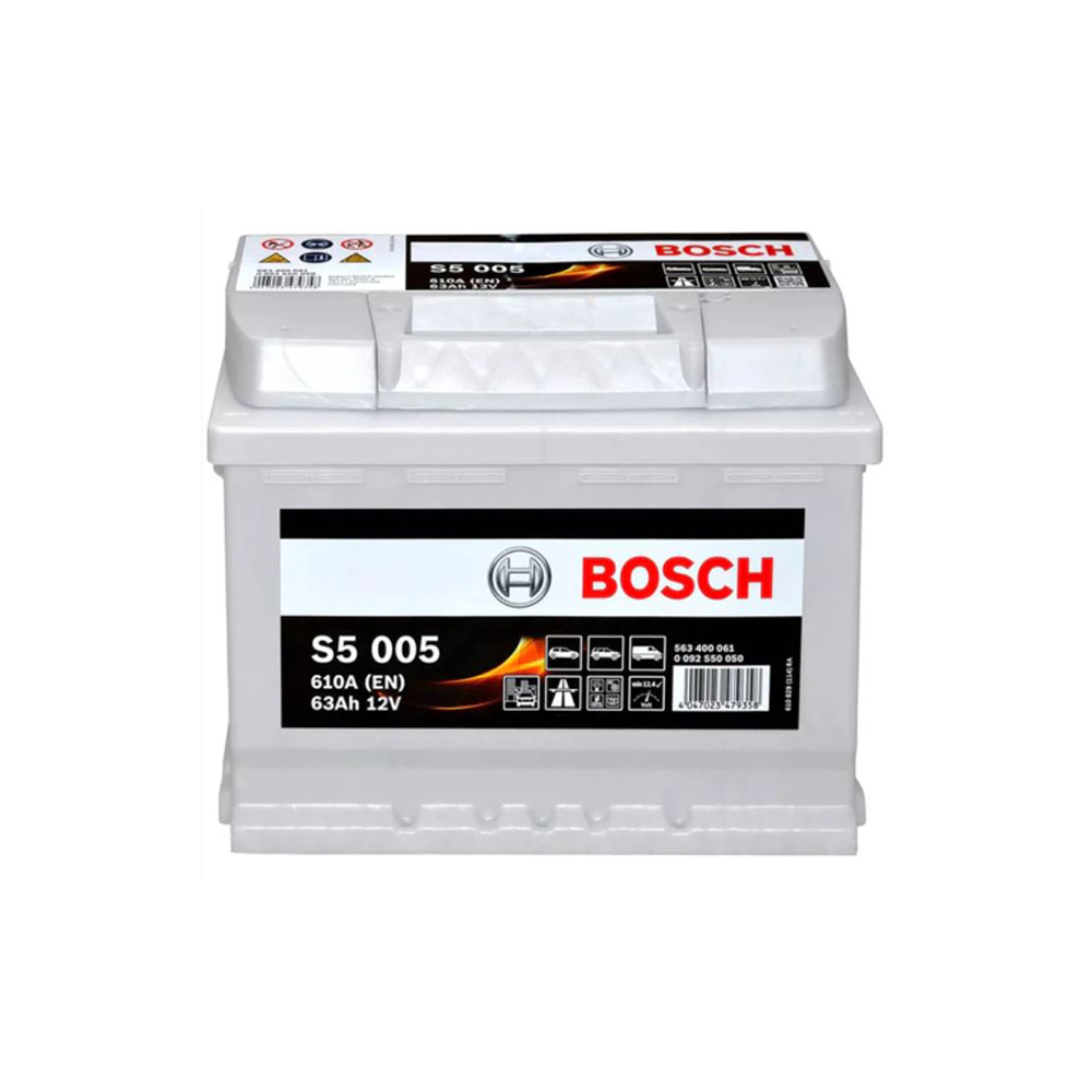 BOSCH akumulator S5 12V-63AH +D 610A