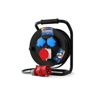 COMMEL kabelska motalica 40m 5x1,5 PVC heavy duty 200-392