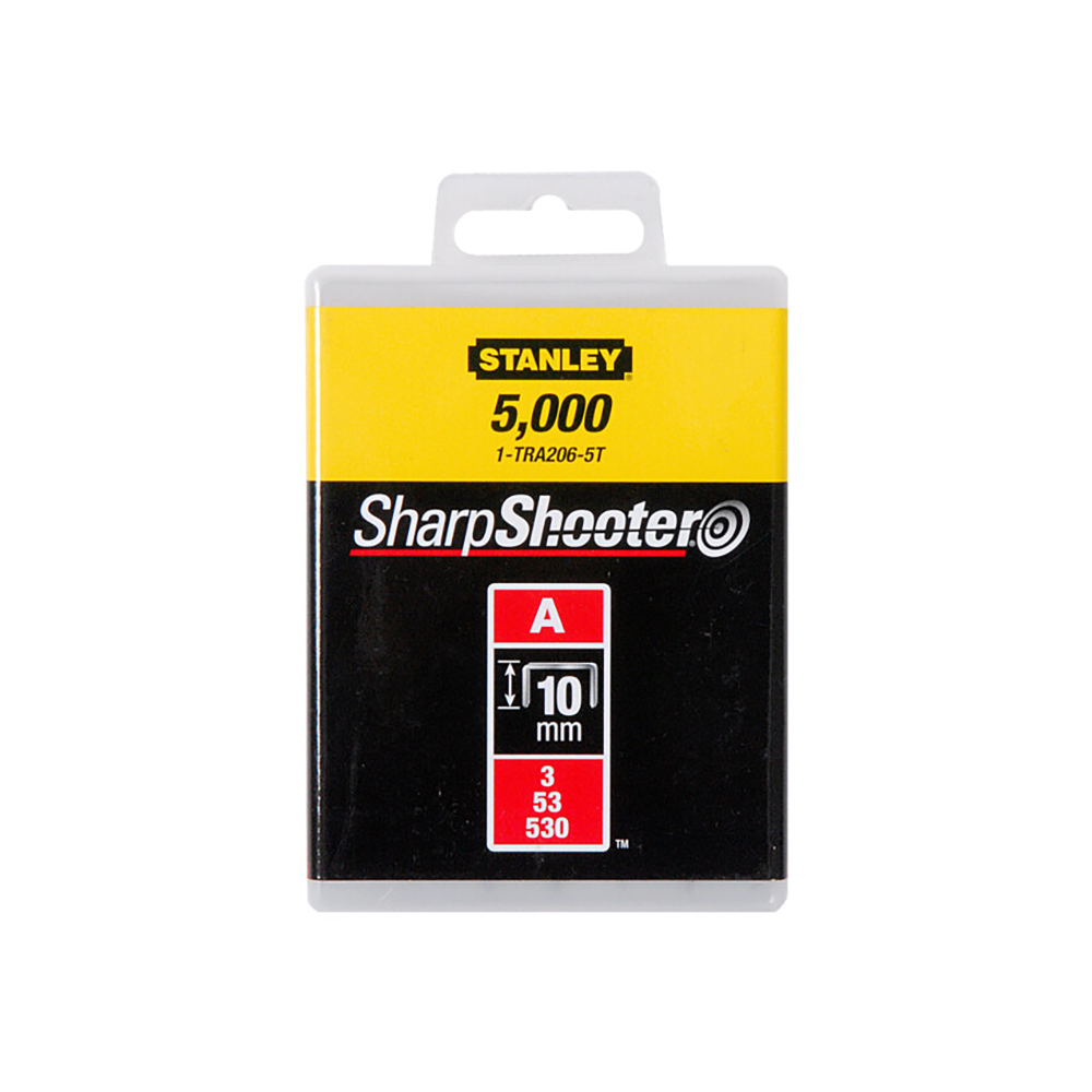 STANLEY set spajalica za klamericu, tip A, 10 mm, 5.000/1 1-TRA206-5T