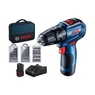 BOSCH aku udarna bušilica GSB 12V-30 2xAku 12V 2,0Ah + 39 dj. set pribora