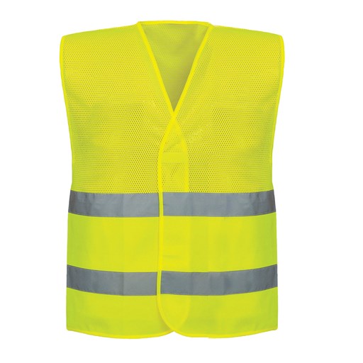LACUNA signalizirajući prsluk KANES MESH žuti, One size