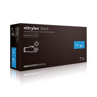 MERCATOR rukavice jednokratne Nitril NITRYLEX BLACK