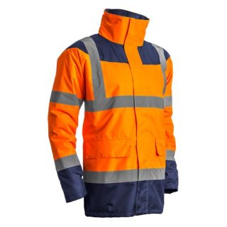 COVER GUARD signalizirajuća zaštitna Hi-viz jakna KETA narančasto-plava