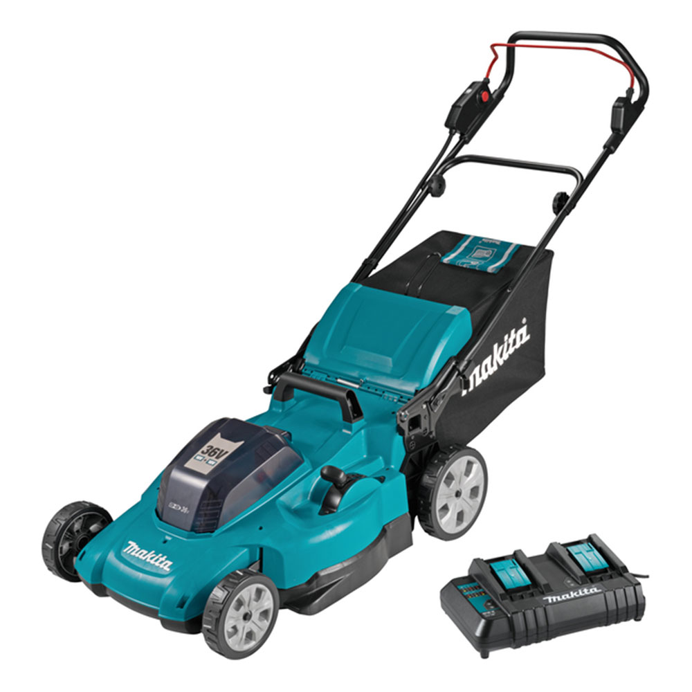 MAKITA aku kosilica za travu DLM538CT2 2xAku 18+18V 5,0Ah