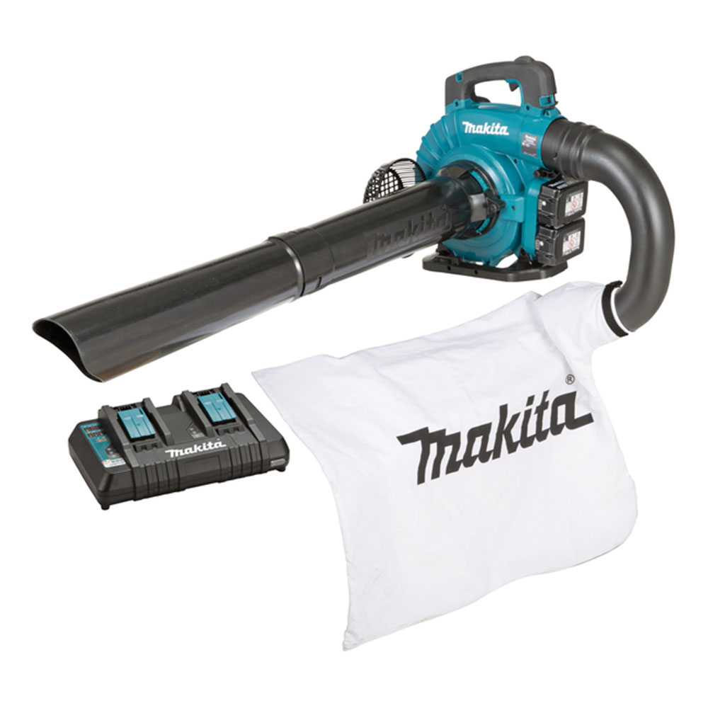 MAKITA aku usisavač-puhač-drobilica za lišće DUB363PT2V 2xAku 18+18V 5,0Ah