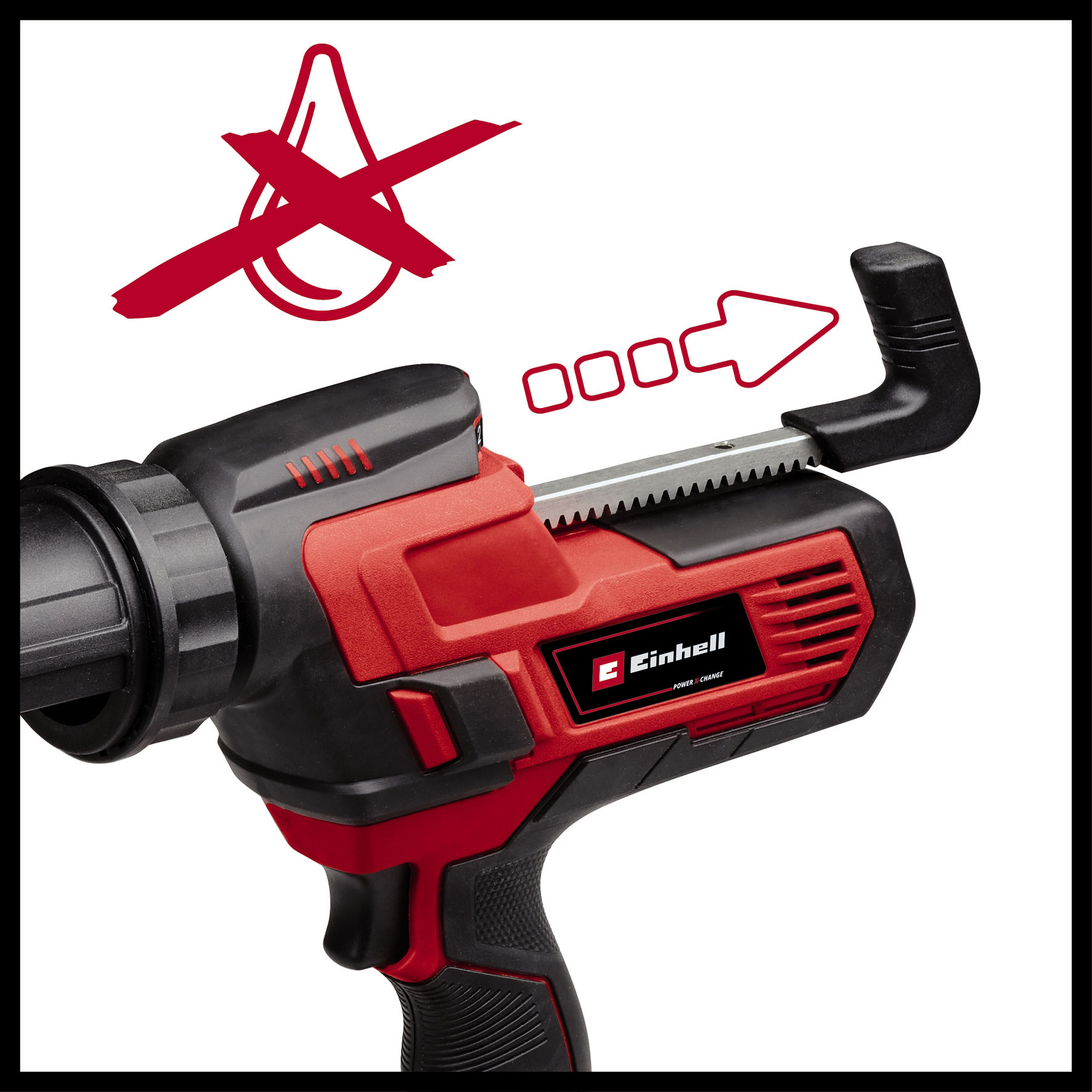 EINHELL aku pištolj za silikon TE-SG 18/28 Li PXC 18V bez baterije - Slika 2