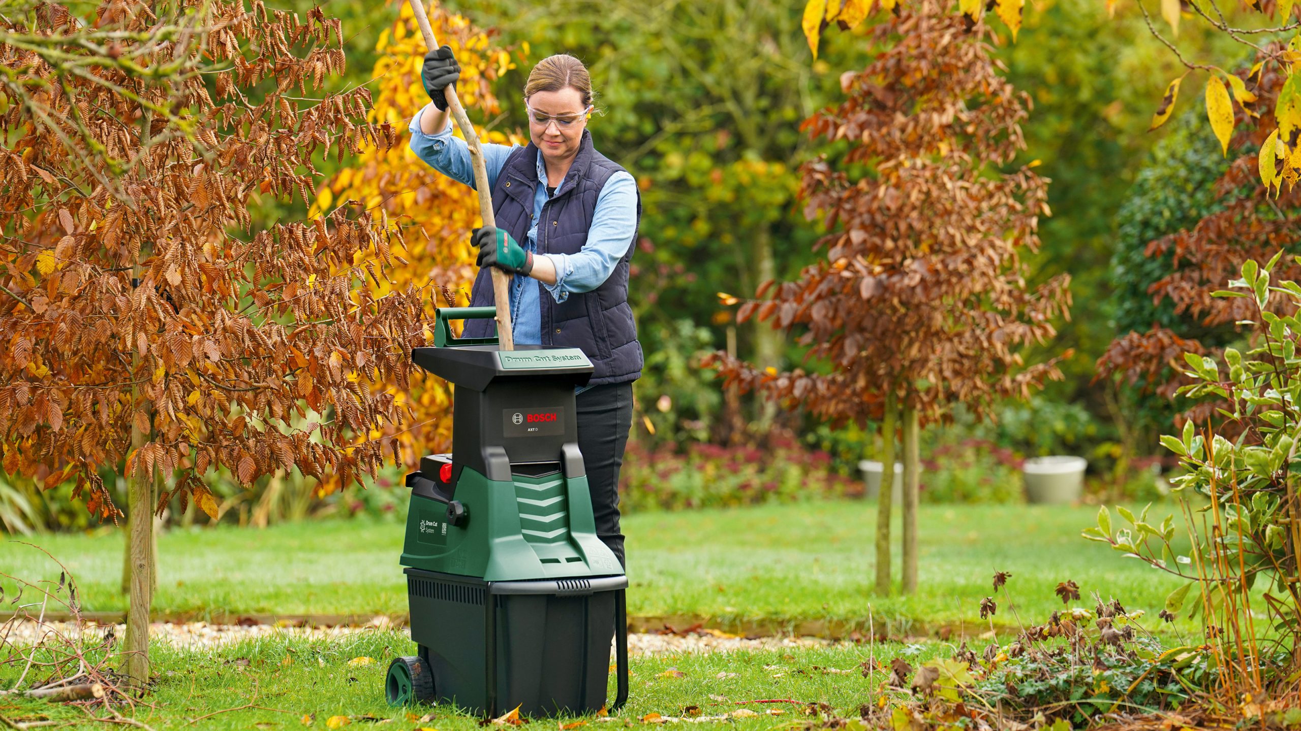BOSCH tiha sjeckalica vrtnog otpada AXT 22 D - Slika 6