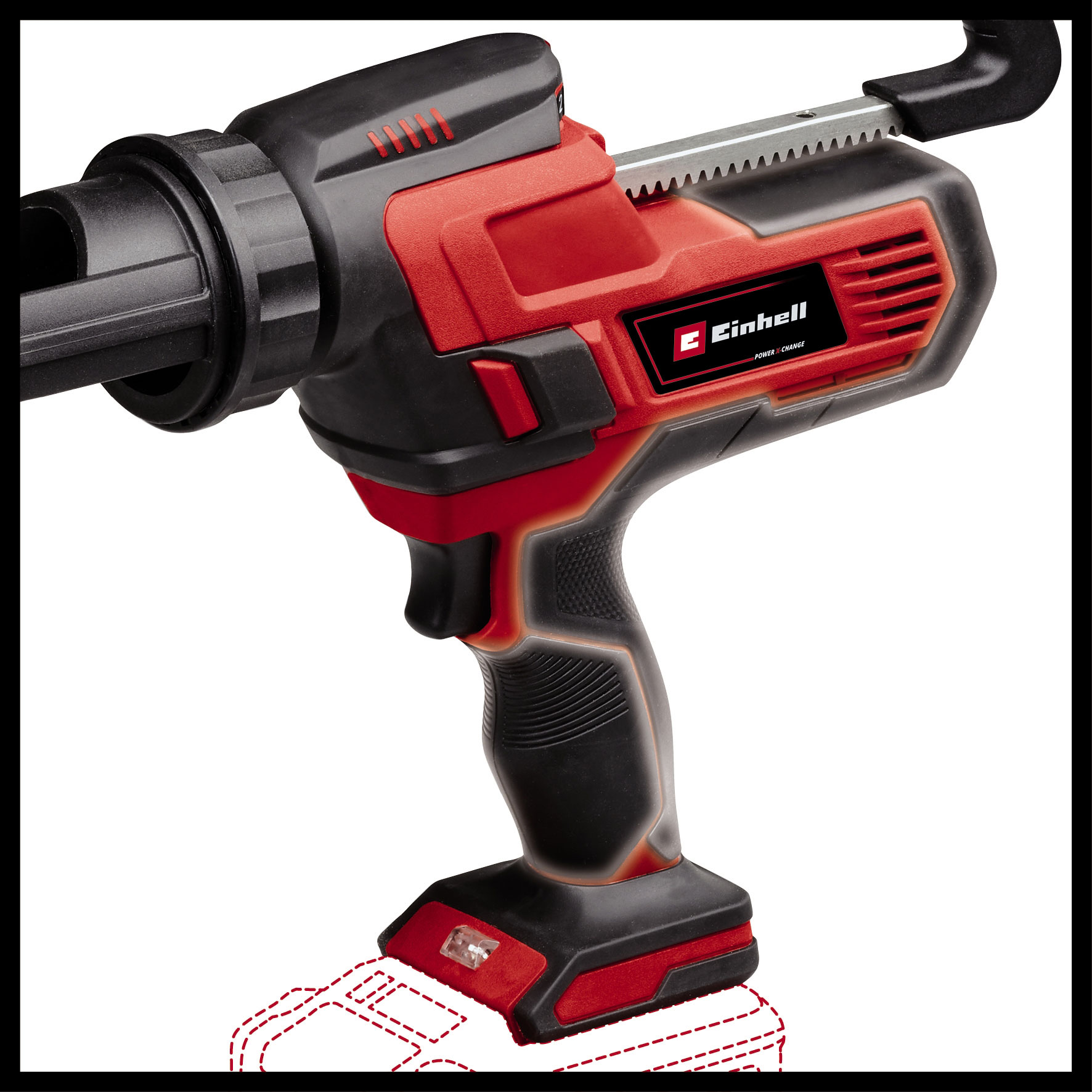 EINHELL aku pištolj za silikon TE-SG 18/28 Li PXC 18V bez baterije - Slika 4