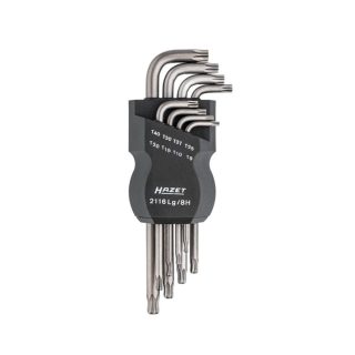 HAZET set torxa dugih s kuglicom T9-T40 8 dj. 2116LG8H-HAZ