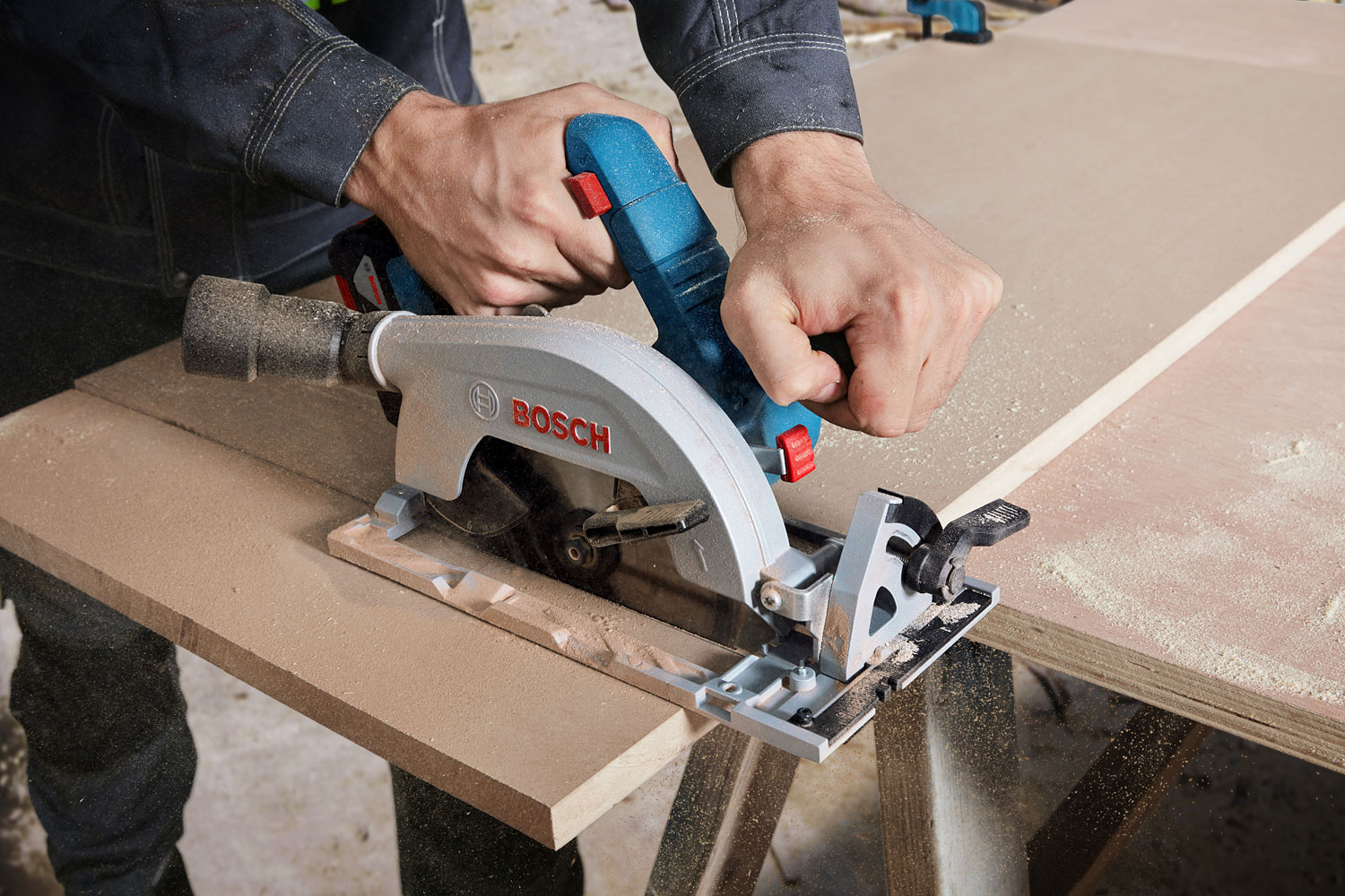 BOSCH aku ručna kružna pila GKS 185-LI 18V bez baterije - Slika 6