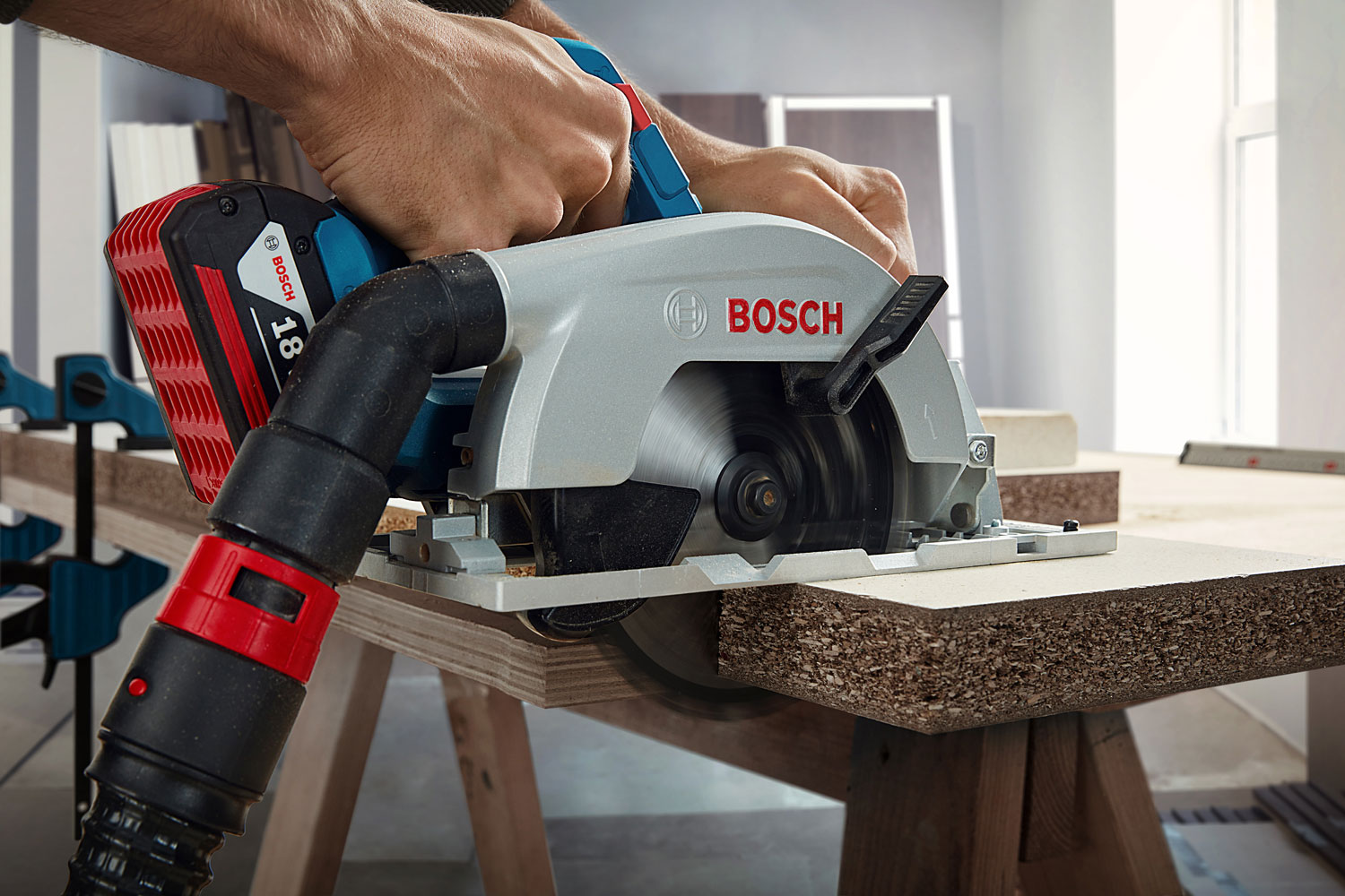 BOSCH aku ručna kružna pila GKS 185-LI 18V bez baterije - Slika 5