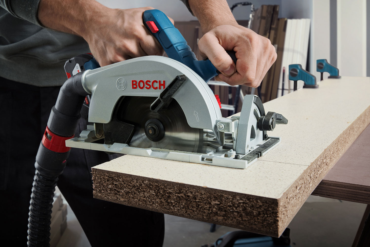 BOSCH aku ručna kružna pila GKS 185-LI 18V bez baterije - Slika 4