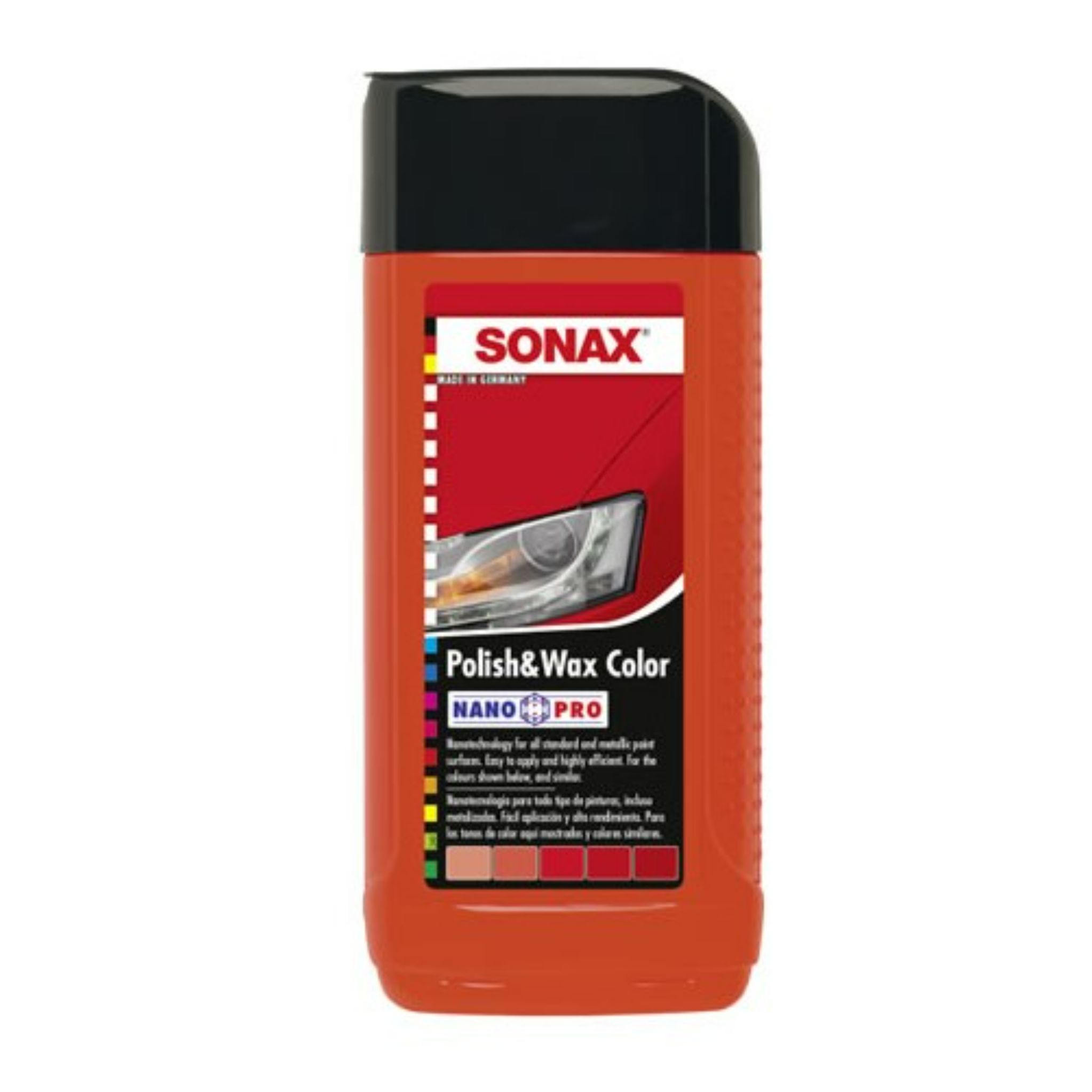 SONAX politura sa voskom crvena 250 ml