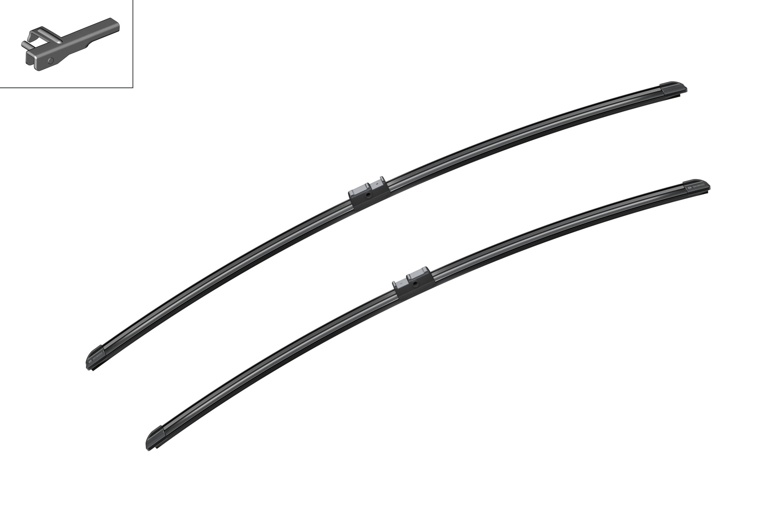 BOSCH metlice brisača A 313 S AEROTWIN 800/750 mm, 2 kom - Slika 2