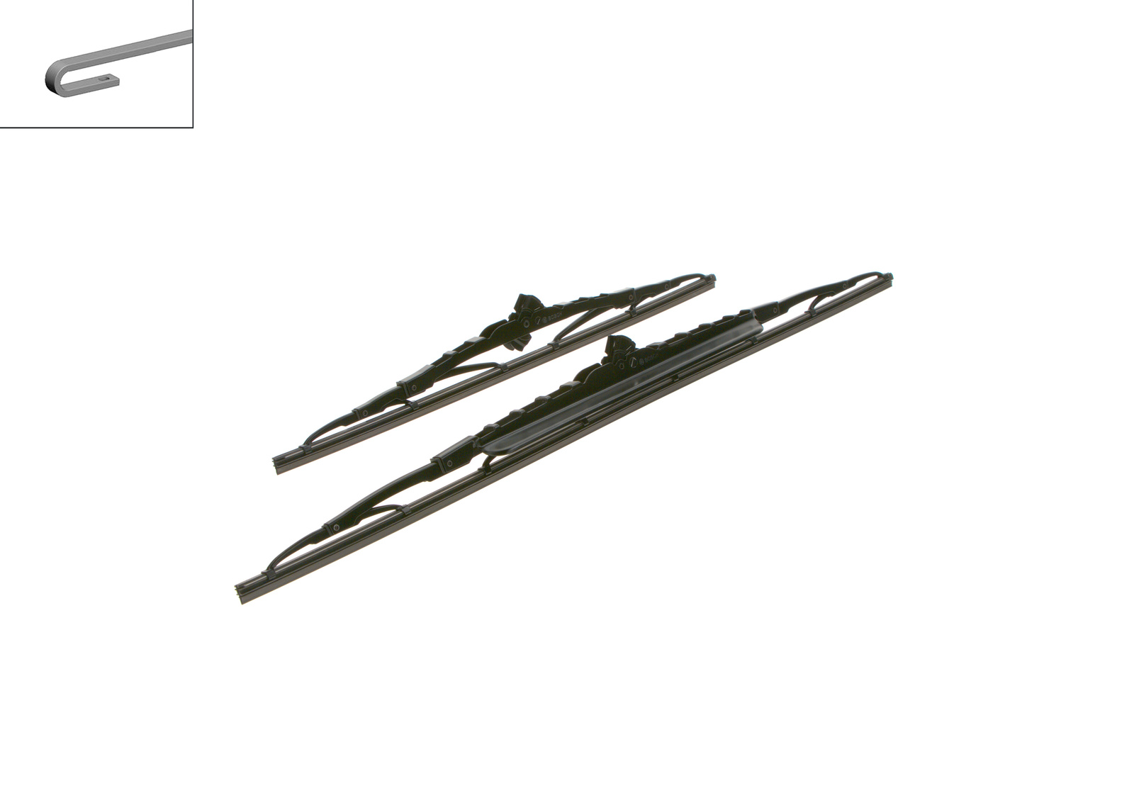 BOSCH metlice brisača 601 S TWIN SPOILER 600/400 mm, 2 kom - Slika 2