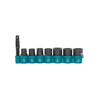 MAKITA set udarnih nasadnih ključeva s adapterom 1/4" 8-dijelni E-12289