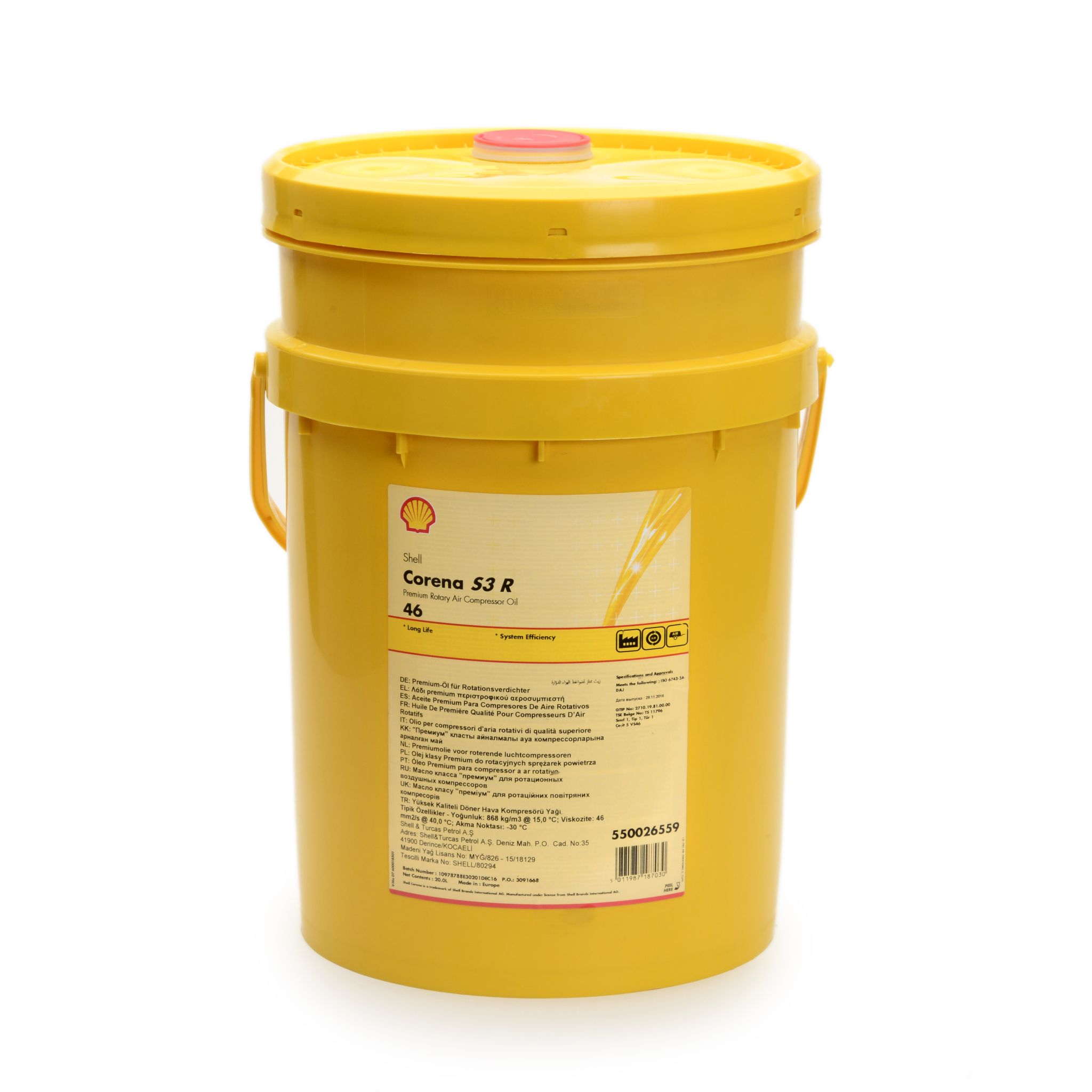SHELL ulje za kompresore CORENA S3 R 46 20/1
