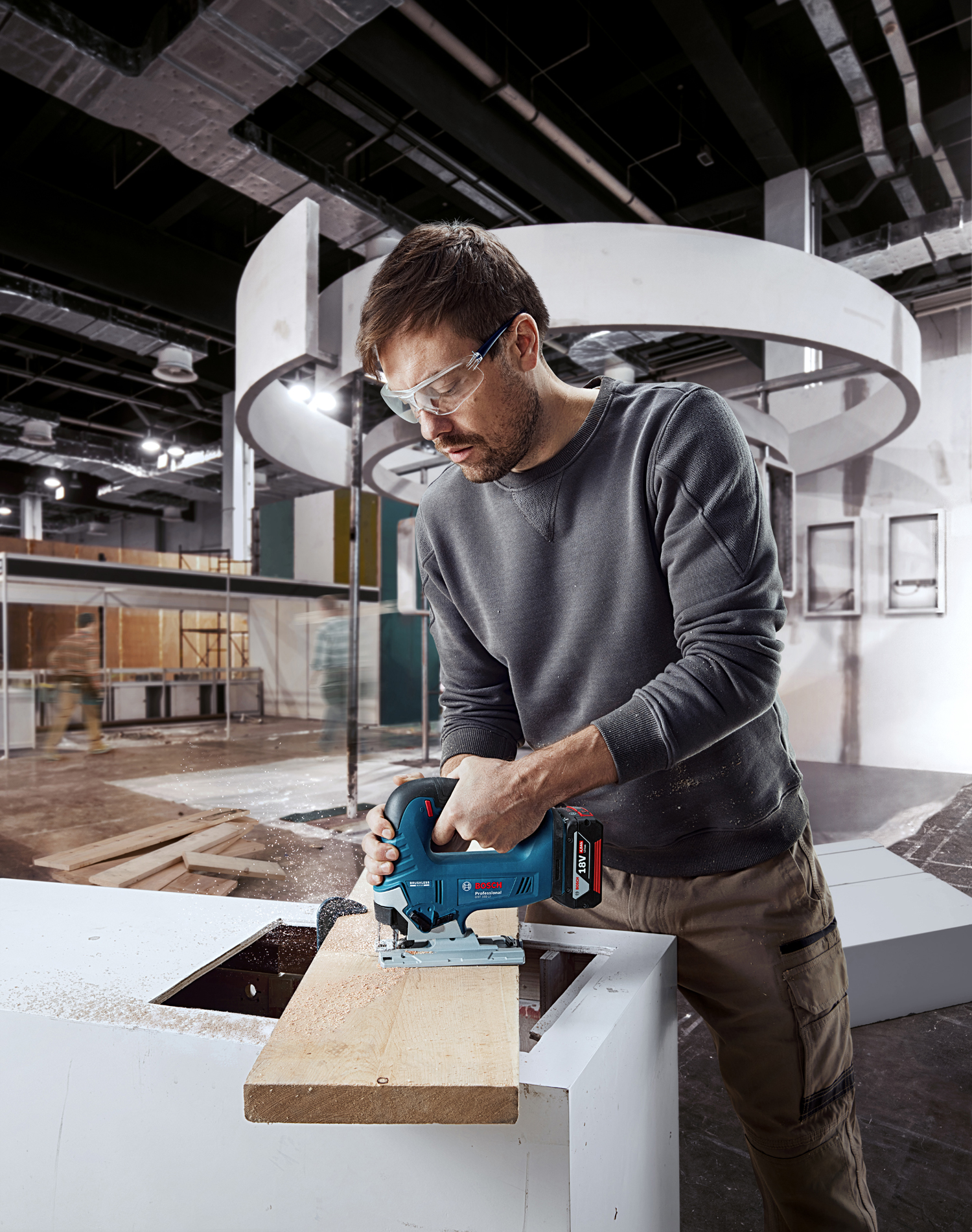 BOSCH aku ubodna pila GST 185-LI 18V 4,0Ah kovčeg - Slika 4