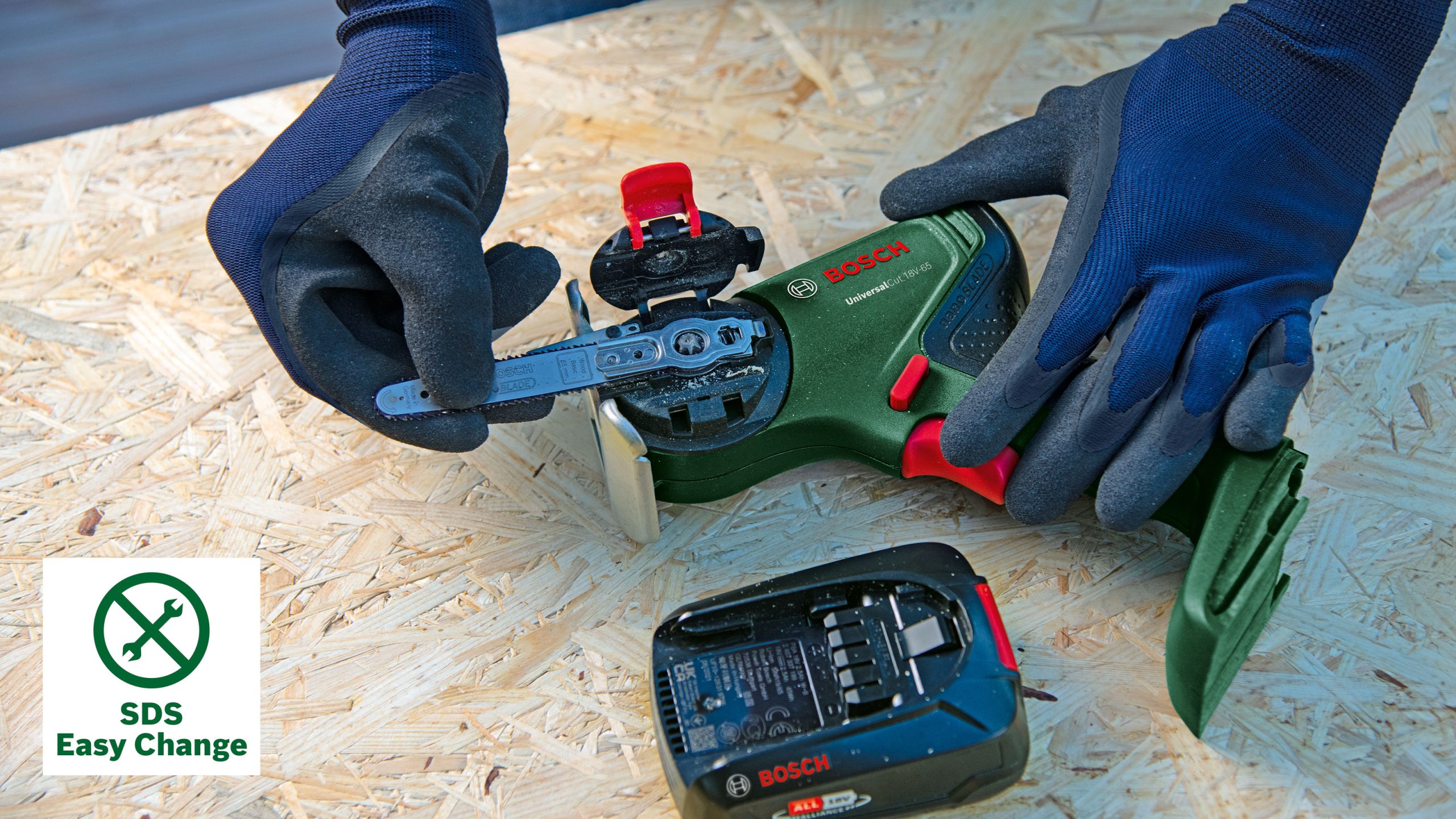 BOSCH NanoBlade aku pila UniversalCut 18V-65 18V 2,5Ah - Slika 4