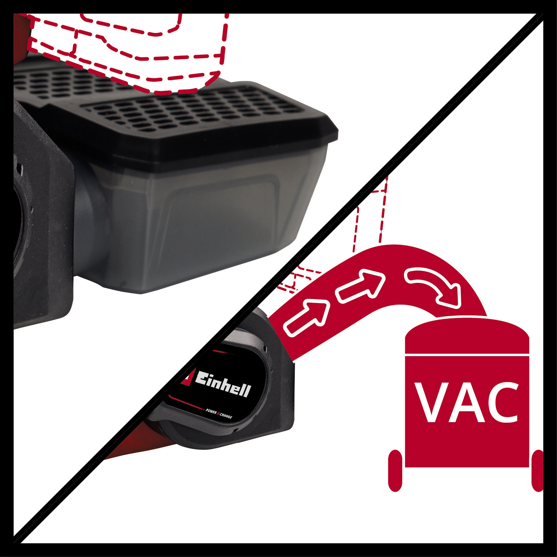 EINHELL PROFESSIONAL aku tračna brusilica TP-BS 18/457 Li PXC 18V bez baterije - Slika 5