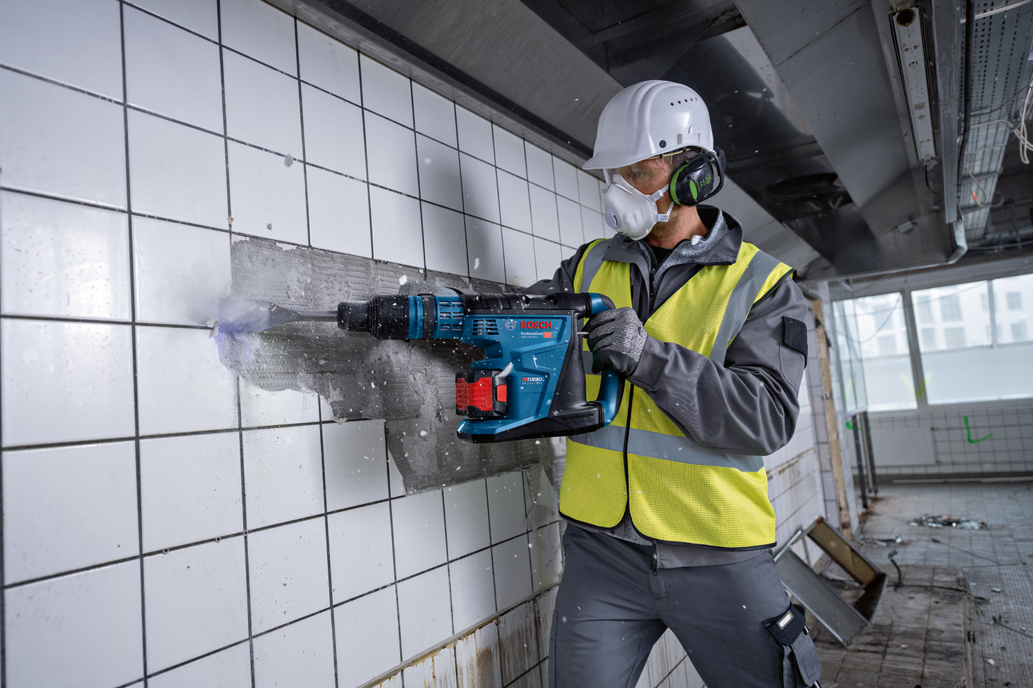 BOSCH aku bušaći čekić GBH 18V-40 C 18V bez baterije XL-Boxx - Slika 7